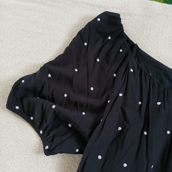 loft ♡ dotted tiered swing dress - Picture 4 of 12